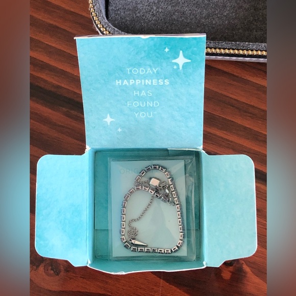 NWT Origami Owl Exclusive Silver Purple Tennis Bracelet - Picture 8 of 9